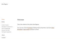 Desktop Screenshot of johnbigginsfiction.com